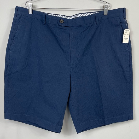NWT Brooks Brothers Bermuda Shorts Seersucker Blue Men’s 44 Preppy 100064821 - Picture 4 of 15